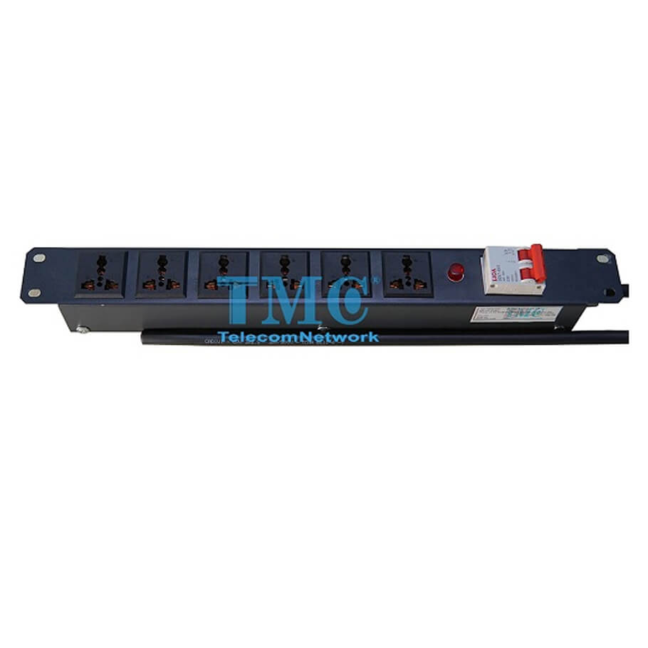 Ổ điện rack PDU 6 cổng có CB TMC TMC-PDU6CB